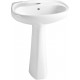 Раковина VitrA Normus 9600B003 цвет белый, полукруглая