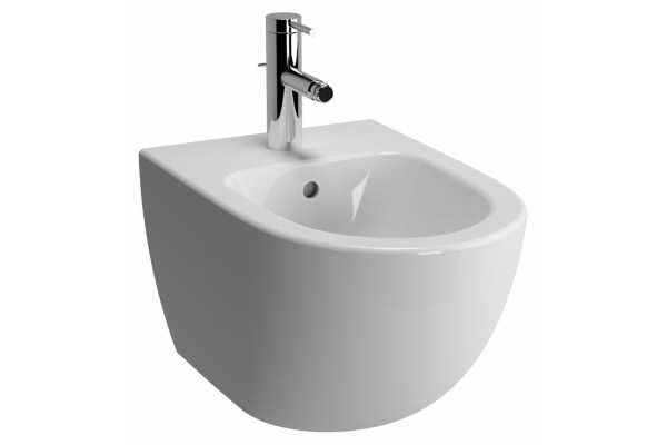 Биде подвесное VitrA Sento  цвет белый, овальное, 36.5x54 см