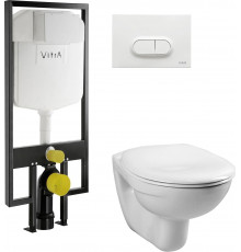 Комплект VitrA Normus 9773B003-7201 кнопка белая цвет белый,  в современном стиле