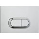 Комплект VitrA S50 9003B003-7201 кнопка хром цвет белый,  в современном стиле