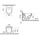 Комплект VitrA S50 9003B003-7201 кнопка хром цвет белый,  в современном стиле