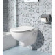 Комплект VitrA Normus 9773B003-7203 кнопка матовый хром цвет белый,  в современном стиле