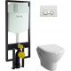 Комплект VitrA Zentrum 9012B003-7206 4 в 1 с микролифтом, цвет белый,  в современном стиле