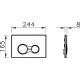Комплект VitrA Zentrum 9012B003-7206 4 в 1 с микролифтом, цвет белый,  в современном стиле