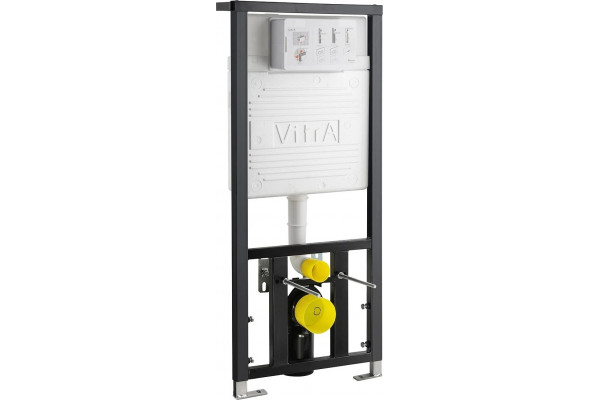Комплект VitrA S20 9004B003-7202 подвесной унитаз + инсталляция + кнопка цвет белый, бачок 3/6 л