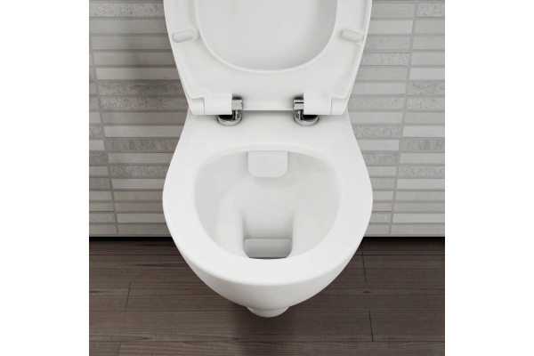 Комплект VitrA S20 9004В003-7202 кнопка хром цвет белый,  в современном стиле