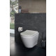 Унитаз подвесной VitrA Integra 7040B003-0075 безободковый белый, овальный, 35.5x49.4 см