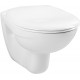Комплект VitrA Uno 9773B003-7206 подвесной унитаз + инсталляция + кнопка цвет белый, бачок 3/6 л