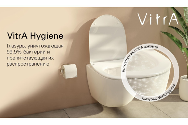 Комплект VitrA Uno 9773B003-7206 подвесной унитаз + инсталляция + кнопка цвет белый, бачок 3/6 л