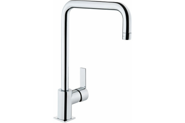 Смеситель VitrA Flo S A42103EXP для кухонной мойки однорычажный, хром