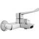 Смеситель VitrA AquaMed Solid S A42485EXP для ванны с душем, однорычажный, хром