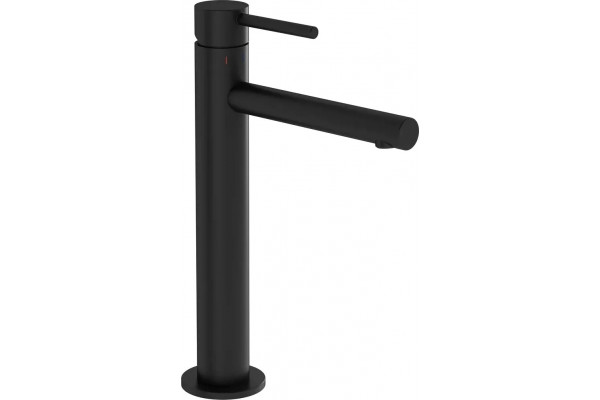 Смеситель VitrA Origin A4255736 для раковины, матовый черный, однорычажный, высота излива 19.6 см
