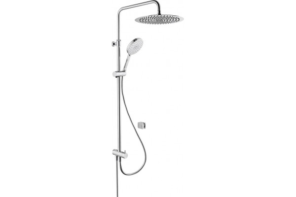 Душевая стойка VitrA Lite LC A45700EXP хром, штанга 115.3 см, шланг 175 см