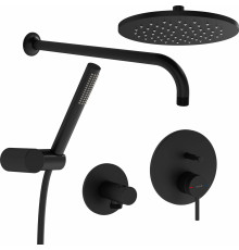 Душевой комплект VitrA Origin A4926636EXP С ВНУТРЕННЕЙ ЧАСТЬЮ, матовый черный, шланг 150 см, 1 режим