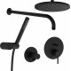Душевой комплект VitrA Origin A4926636EXP С ВНУТРЕННЕЙ ЧАСТЬЮ, матовый черный, шланг 150 см, 1 режим