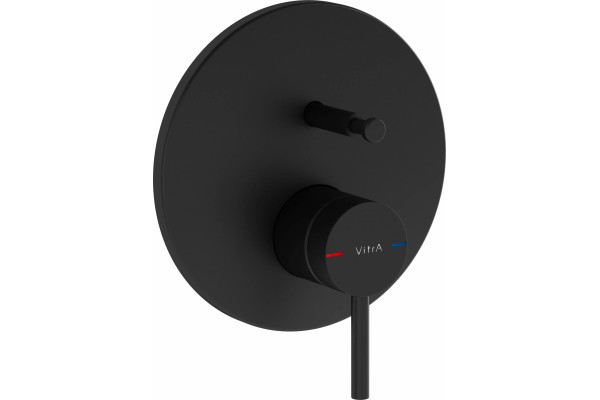 Душевой комплект VitrA Origin A4926636EXP С ВНУТРЕННЕЙ ЧАСТЬЮ, матовый черный, шланг 150 см, 1 режим
