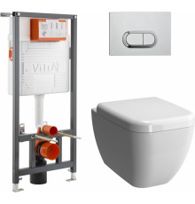 Комплект VitrA Shift 9855B003-7200 цвет белый,  в современном стиле