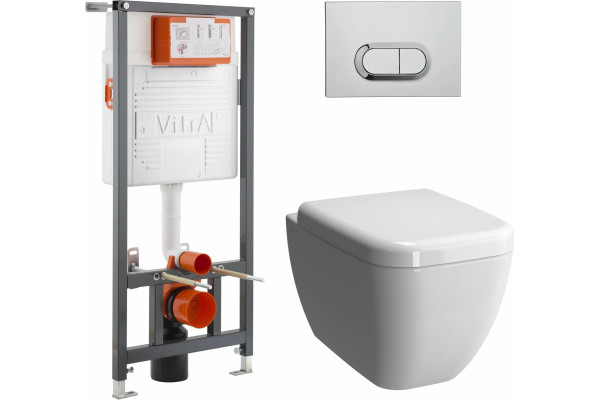 Комплект VitrA Shift 9855B003-7200 цвет белый,  в современном стиле