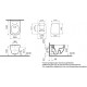 Комплект VitrA Shift 9855B003-7200 цвет белый,  в современном стиле