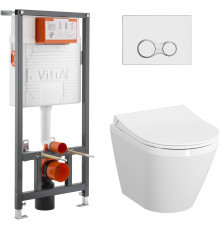Комплект VitrA Integra 9856B003-7200 цвет белый,  в современном стиле