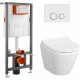 Комплект VitrA Integra 9856B003-7200 цвет белый,  в современном стиле