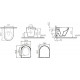 Комплект VitrA Integra 9856B003-7200 цвет белый,  в современном стиле