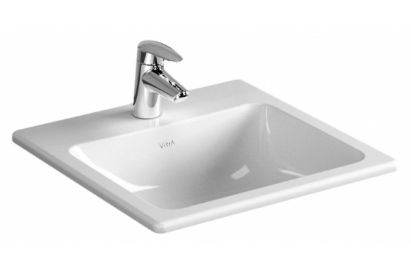 Раковина VitrA S20 5465B003 цвет белый, на столешницу, прямоугольная