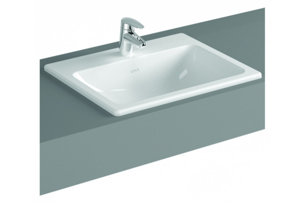 Раковина VitrA S20 5465B003 цвет белый, на столешницу, прямоугольная