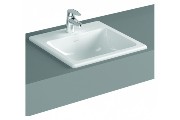 Рукомойник VitrA S20 5463B003 цвет белый, на столешницу, квадратная