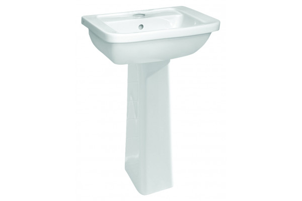 Раковина VitrA Form 300 9602B003 цвет белый, прямоугольная, с переливом
