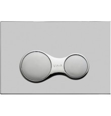 Кнопка смыва VitrA Sirius 740-0485 матовый хром механическая,  в современном стиле
