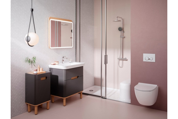 Кнопка смыва VitrA Sirius 740-0485 матовый хром механическая,  в современном стиле