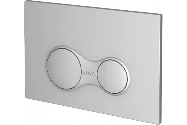 Кнопка смыва VitrA Sirius 740-0485 матовый хром механическая,  в современном стиле