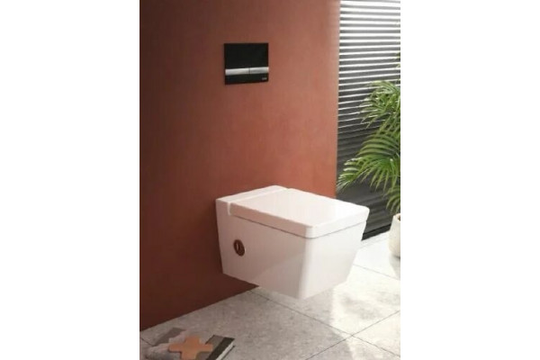 Кнопка смыва VitrA Select 740-1101 черный глянец механическая,  в современном стиле