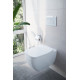 Комплект Унитаз подвесной VitrA Shift 7742B003-0075 + Крышка-сиденье VitrA Shift 191-003-009 с микролифтом + Система инсталляции для унита, цвет белый,  в современном стиле