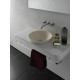 Рукомойник VitrA Water Jewels 4334B003 цвет белый, на столешницу, круглая
