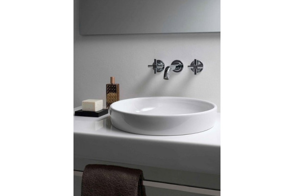 Рукомойник VitrA Water Jewels 4334B003 цвет белый, на столешницу, круглая