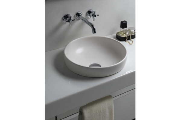 Рукомойник VitrA Water Jewels 4334B003 цвет белый, на столешницу, круглая