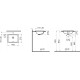 Рукомойник VitrA S20 5473B003-0642 45 см прямоугольная, цвет белый