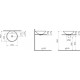 Рукомойник VitrA Options 6166B003-0001 46 см полукруглая, цвет белый