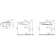 Раковина VitrA Shift 7070B003-0921 50 см прямоугольная, цвет белый