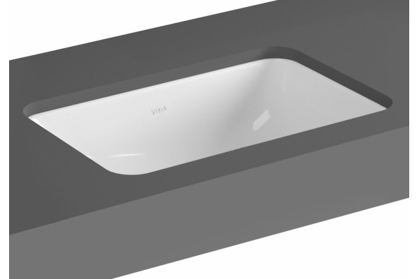 Раковина VitrA S20 7475B003-0618 55 см прямоугольная, цвет белый