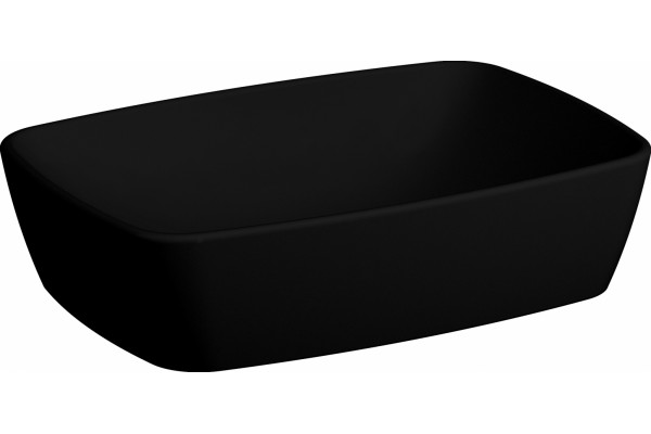 Раковина VitrA Shift 7075B083-0016 55 см, черная, прямоугольная, цвет черный