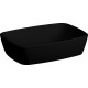 Раковина VitrA Shift 7075B083-0016 55 см, черная, прямоугольная, цвет черный