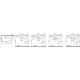 Раковина VitrA Shift 7079B003-0973 75 см прямоугольная, цвет белый