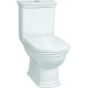 Унитаз-компакт VitrA Valarte 9722B003-7209 белый, прямоугольный, 41x70 см