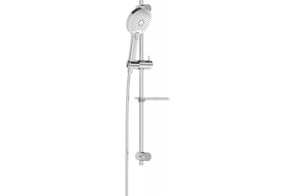 Душевой гарнитур VitrA Bliss 3F A45743EXP хром штанга 68 см, шланг пластиковый 150 см
