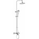 Душевая стойка VitrA AquaHeat A47208EXP хром, штанга 142.55 см, шланг пластиковый 150 см