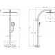 Душевая стойка VitrA AquaHeat A47208EXP хром, штанга 142.55 см, шланг пластиковый 150 см