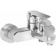 Смеситель VitrA Root Round A42725EXP для ванны с душем, хром, однорычажный, длина излива 16.5 см